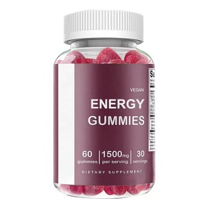 OEM Servisce Hot Selling Chewable Supplement with Vitamin B12 Energy Gummies with Green Tea Extract - Product Image 1