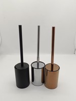 Support mural pour brosse de toilette avec couvercle, ensemble brosse et support pour WC, idéal pour salle de bain, hôtel, maison