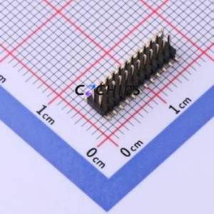 X1321WVS-2x12J-C40D53 Pin Header SMD,P=1.27mm Connector ( Pin Structure: 2x12P )( Pitch: 1.27mm )( Row Spacing: 1.27mm ) - Product Image 1