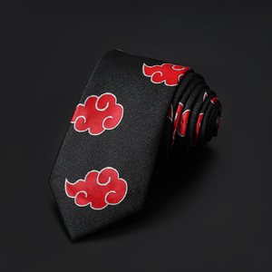 Anime Jujutsu Kaisen Nanami Kento Nana Akira Yoshikage JOJO Skull Nine-Tailed Fox Spirit Tie 100% Polyester Jacquard Printed Tie - Product Image 2