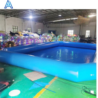 Hochwertiger aufblasbarer PVC-Pool Großer aufblasbarer Wasserpool Spiel pool Spielzeug pool Faltbarer Pool