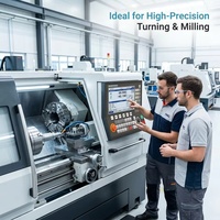 Solución de Control CNC HNC-808XP/T para Centro de Torneado, Memoria de 128 MB, Incluye 2 Conjuntos de Servomotores