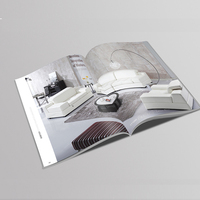 Brochure personnalisée à couverture rigide Livre d'instructions Magazine Menu Livret Flyers Service d'impression