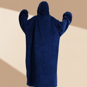 Custom Wholesale High Quality Sherpa Fleece <b>Oversized</b> <b>Hoodie</b> <b>Blanket</b> Thermal Snuggie <b>Mens</b> Wear <b>Men's</b> Pullover Hoodies - Product Image 3