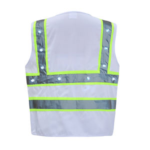 Chaleco de seguridad con luz LED recargable por USB, <span class=keywords><strong>disfraz</strong></span> luminoso reflectante para uso diurno y nocturno - Product Image 2