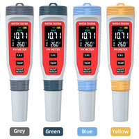 Testeur d'eau multiparamètres portable JIRS certifié CE ISO9001 RoHS, pH TDS, température automatique, rétroéclairage, IP67, pour laboratoire, aquarium, eau potable