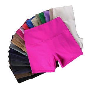 Quần <span class=keywords><strong>Short</strong></span> thể dục Yoga thể thao nhiều màu chặt chẽ cao đàn hồi thoáng khí Khỏa Thân thể thao quần <span class=keywords><strong>short</strong></span> ba điểm dưới quần an toàn - Product Image 2