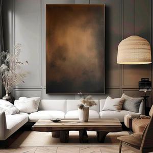 Pintura al Óleo Abstracta Pintada a Mano Personalizada sobre Lienzo, Decoración para el Hogar, Hotel, Sala de Estar, Pasillo, Pintura Acrílica Texturizada - Product Image 6