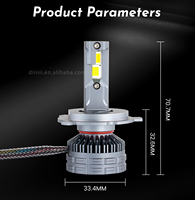 Nuevos Faros Automotrices de 160W CSP con 3 Colores 3000K 4300K 6000K H1 H4 H7 H11 9005 HB3 9006 HB4 9012 HIR2 Bombillas para Auto