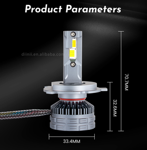 Nouveau 160W CSP 3000K 4300K 6000K H1 H4 H7 H11 9005 HB3 9006 HB4 9012 HIR2 phares automobiles 3 couleurs phares de voiture ampoule lumières - Product Image 2