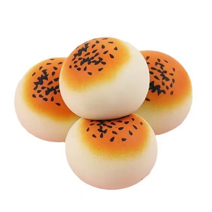Hot Sale TPR Fluid-Filled Egg Yolk Puff Hand Exercise Squeeze <b>Squishy</b> Stress Relief Decompression Toys Party Favors for Kids - Product Image 6