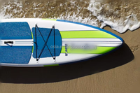 Planche de paddle gonflable de 11 pouces en PVC/EVA du fabricant chinois IBoard pour la randonnée aquatique