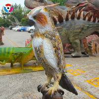 Modelo Animatrónico de Búho Realista de Tamaño Natural para Parques Zoológicos, con Movimientos, en Venta