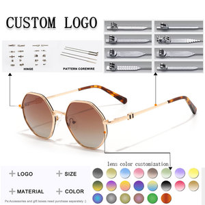 Gafas de Sol Retro Ovaladas con Montura Completa Plateada, Lentes Verdes, Unisex para Adultos, Protección UV400 - Product Image 2