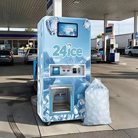 Distributeur automatique de glaçons intelligent, distributeur de glaçons 24h/24, utilisation en extérieur, centre commercial, plage, 220V