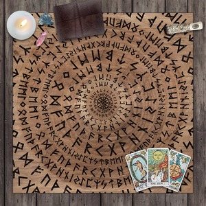 Wiccan Witchcraft Supplies Tools Altar <strong>Cloth</strong> with Printed Pattern for Tarot Divination Astrology <strong>Table</strong> <strong>Cloth</strong> Tarot Card Bag - Product Image 3