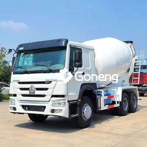 Giá rẻ sinotruk HOWO sử dụng xi măng trộn bê tông xe tải 8m3 10m3 12m3 6x4 tại Trung Quốc để bán