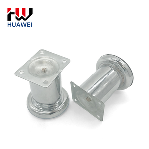 Acessórios de Hardware HUAWEI, Pés de Mesa Retos em ABS Antiderrapantes, Tubo Redondo Cromado, Pés de Sofá, Pernas de Móveis de Metal - Product Image 2