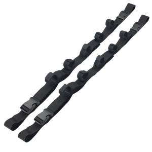 Soporte para caña de pescar Ztc462, soporte para caña de pescar, correas de nailon, color negro, paquete de 2, para uso en vehículos - Product Image 4