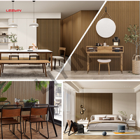 Panneau mural acoustique en bois Akupanel au design moderne, panneau mural acoustique en bois à lattes, panneau acoustique Akupanel