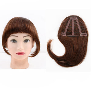 <span class=keywords><strong>Extension</strong></span> di <span class=keywords><strong>capelli</strong></span> umani al 100% con frangia, frangia a ciocca, frangia alla francese, frangia naturale, <span class=keywords><strong>veri</strong></span> <span class=keywords><strong>capelli</strong></span> umani - Product Image 2