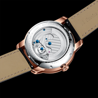 Montre mécanique de luxe Seagull Auspicious Clouds édition spéciale pour homme, cadran de 41 mm, diamètre 20 mm, cristal saphir, phase lunaire automatique