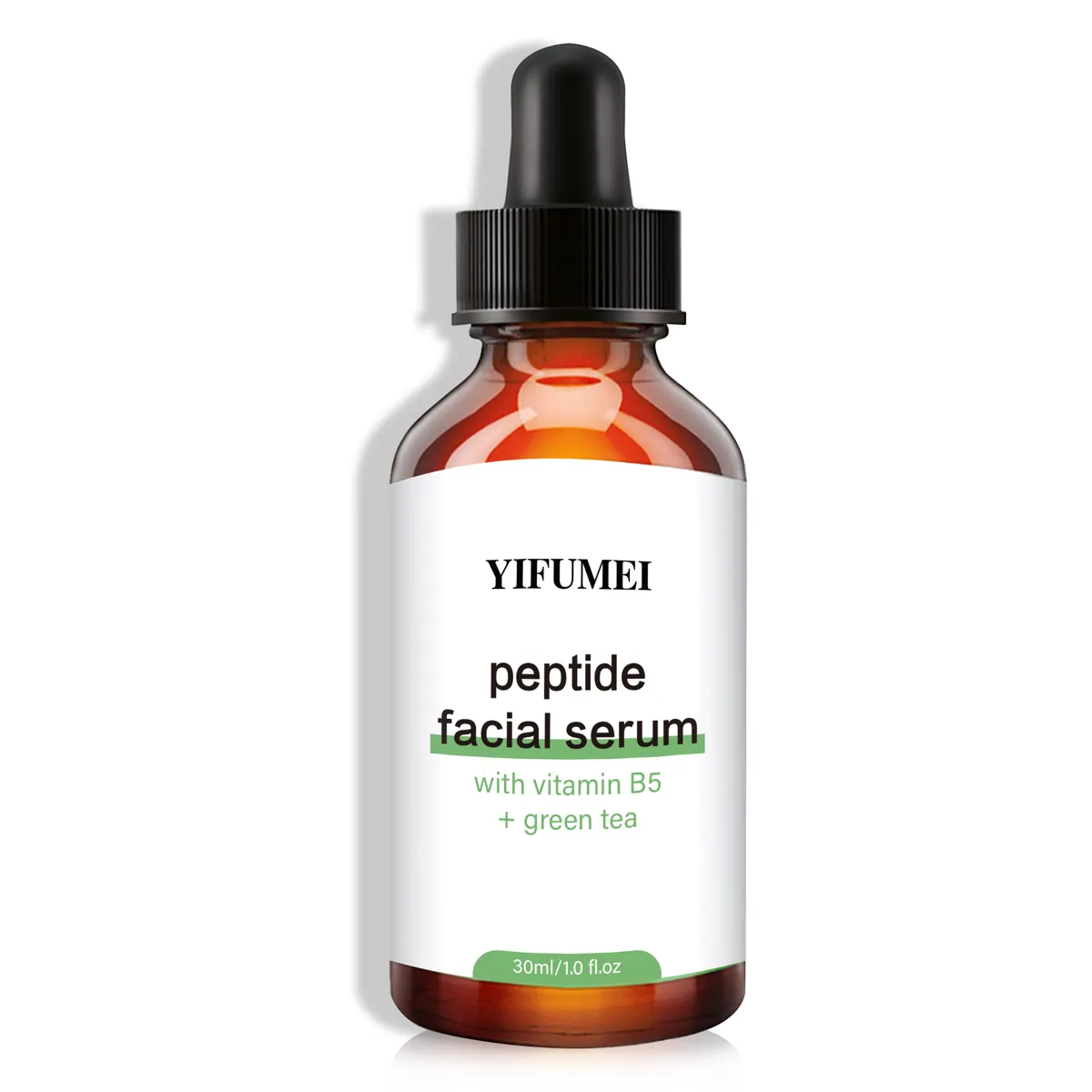 Private Label Repair Damage Facial Skin Anti Aging Green Tea Peptides Vitamin B5 Serum For Face
