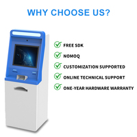 Terminal Kios Layanan Mandiri Multifungsi OEM/ODM dengan Pembaca Kartu NFC & Printer Thermal
