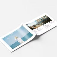 Vente en gros de brochures d'usine Design personnalisé Service d'impression Flyer Bookle Catalogue Impression Instruction Menu Impression