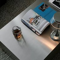 Ensemble de table basse et canapé en acier inoxydable minimaliste moderne pour la maison, salon, petits appartements, pas d'assemblage requis, modèle