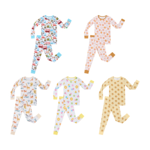 Personalizado 95% bambú 5% viscosa niños camisas <span class=keywords><strong>de</strong></span> manga larga pantalones Jogger dos piezas <span class=keywords><strong>pijamas</strong></span> conjuntos <span class=keywords><strong>pijamas</strong></span> <span class=keywords><strong>de</strong></span> bambú para niñas bebés - Product Image 3