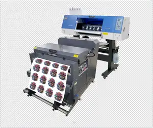 Yindu Yinstar stable new 2 I3200 dtf audley film printer 6ocm for t-shirt fabric with shake powder dryer price in China