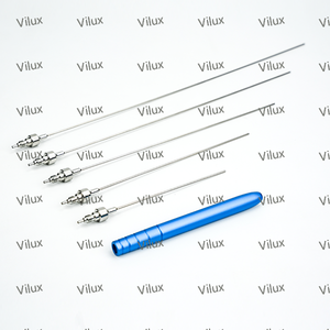 Pieza de mano para lipólisis con fibra óptica desnuda de 200-600m, mango de acero inoxidable para cirugía corporal, ecológico, longitud 100/150/200/250/300mm - Product Image 5