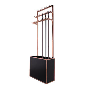 Cintura in pelle personalizzata per espositore mobile oro rosa in acciaio inossidabile per cintura appesa per espositore commerciale per negozio - Product Image 2