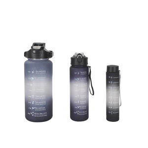 Botella de Agua GC Trio, Botella de Agua Motivacional <span class=keywords><strong>3</strong></span> <span class=keywords><strong>en</strong></span> <span class=keywords><strong>1</strong></span>, Termo <span class=keywords><strong>Shaker</strong></span> Motivacional - Product Image 2