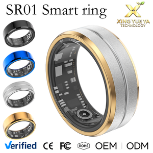 แหวนเซรามิกอัจฉริยะ SR01 สำหรับผู้ชายและผู้หญิง แบตเตอรี่ใช้งานได้ 5-10 วัน ตรวจวัดอัตราการเต้นของหัวใจ วัดค่าออกซิเจนในเลือด กันน้ำระดับ IP68 แหวนติดตามสุขภาพ - Product Image 5