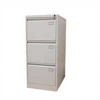 Armoire de classement métallique moderne à 3 tiroirs pour bureau à domicile - Qualité professionnelle