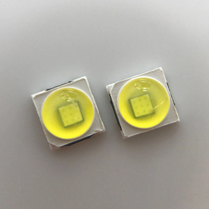 SMD <span class=keywords><strong>3030</strong></span> 1W 3V LED Blanc Chaud 3000K Puce 350mA avec Dôme Lentille SMD <span class=keywords><strong>3030</strong></span> pour Automobile Éclairage LED - Product Image 3
