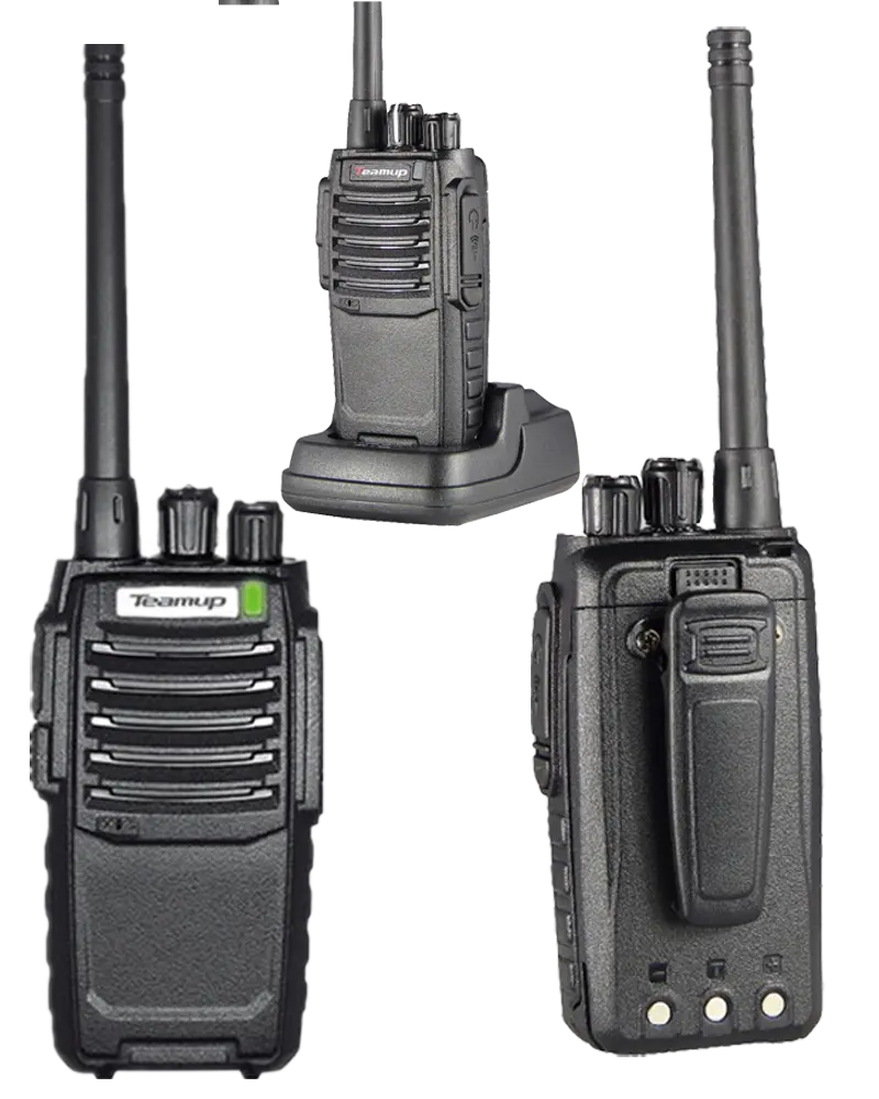 Talkie-walkie T333 UHF numérique Full Duplex 16 canaux système d'interphone sans fil 2W puissance longue portée Radio portative