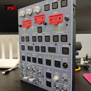 Consola de Simulador de Vuelo de Panel Superior de Tamaño Completo, Dispositivos de Entrenamiento de Aviación, Panel de Simulador de Vuelo, Accesorios para Simuladores de Vuelo - Product Image 5