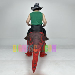 Costume de mascotte de dinosaure de Cosplay gonflable géant de polyester de déguisement drôle pour la fête de carnaval d'adultes, loyer, événements, publicité - Product Image 4