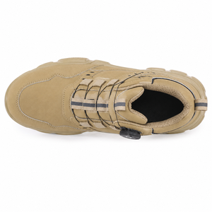 Chaussures de travail de sécurité imperméables pour hommes, avec embout en acier anti-écrasement, résistantes aux perforations, bottes de protection avec fermeture à cadran - Product Image 3
