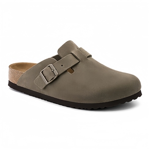 Birkenstocks Boston Style Cork Clogs Designer High Quality Genuine Suede Slide Custom Unisex Mule Shoes Mules Wholesale Slippers - Product Image 1
