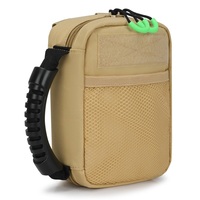 Pochette d'administration horizontale Molle tactique sac EDC multi-usages pour gilet tactique poitrine taille Pack pochettes à outils utilitaires