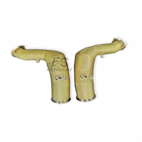 Tubo de Escape de Alto Flujo de Acero Inoxidable de 200 Celdas para Audi RSQ8 4.0T 2020-2024, Mejora de Potencia para Carreras