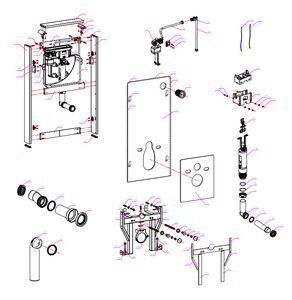 Tanque de agua de inodoro ecológico BF3009 con sistema de recolección de agua de lluvia, reduce el uso de agua municipal, ideal para edificios verdes - Product Image 6