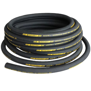 Vendite dirette in fabbrica flessibile in filo di acciaio intrecciato tubi idraulici da 10mm ad alta pressione per fluidi idraulici - Product Image 1