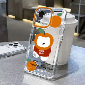 Nouvelle coque de téléphone transparente en TPU Persimmon Puppy, compatible avec <span class=keywords><strong>iPhone</strong></span> 8 X Xr Xs <span class=keywords><strong>11</strong></span> 12 13 14 15 16 17 Pro Max - Product Image 1