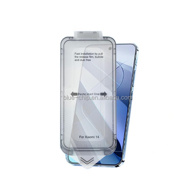 Custom Easy Kit Unbreakable Self Installed Smart Protector Box Mobile Phone Tempered Glass Screen Film for Xiaomi 13 14 Pro