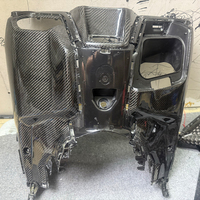 Kit de carrosserie en fibre de carbone véritable OEM pour NMAX155 2025 - Finition noire brillante/mate, anti-corrosion et durable